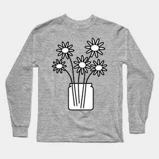 Wildflowers in a jar Long Sleeve T-Shirt